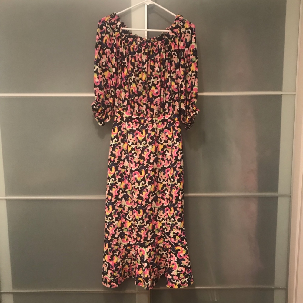 Saloni Grace Dress in Hothouse print